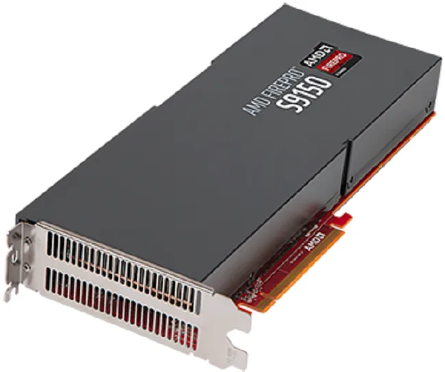 AMD AMD J0H11A FirePro S9150 AI accelerator card 16GB GDDR5 512-bit 235W — product photo