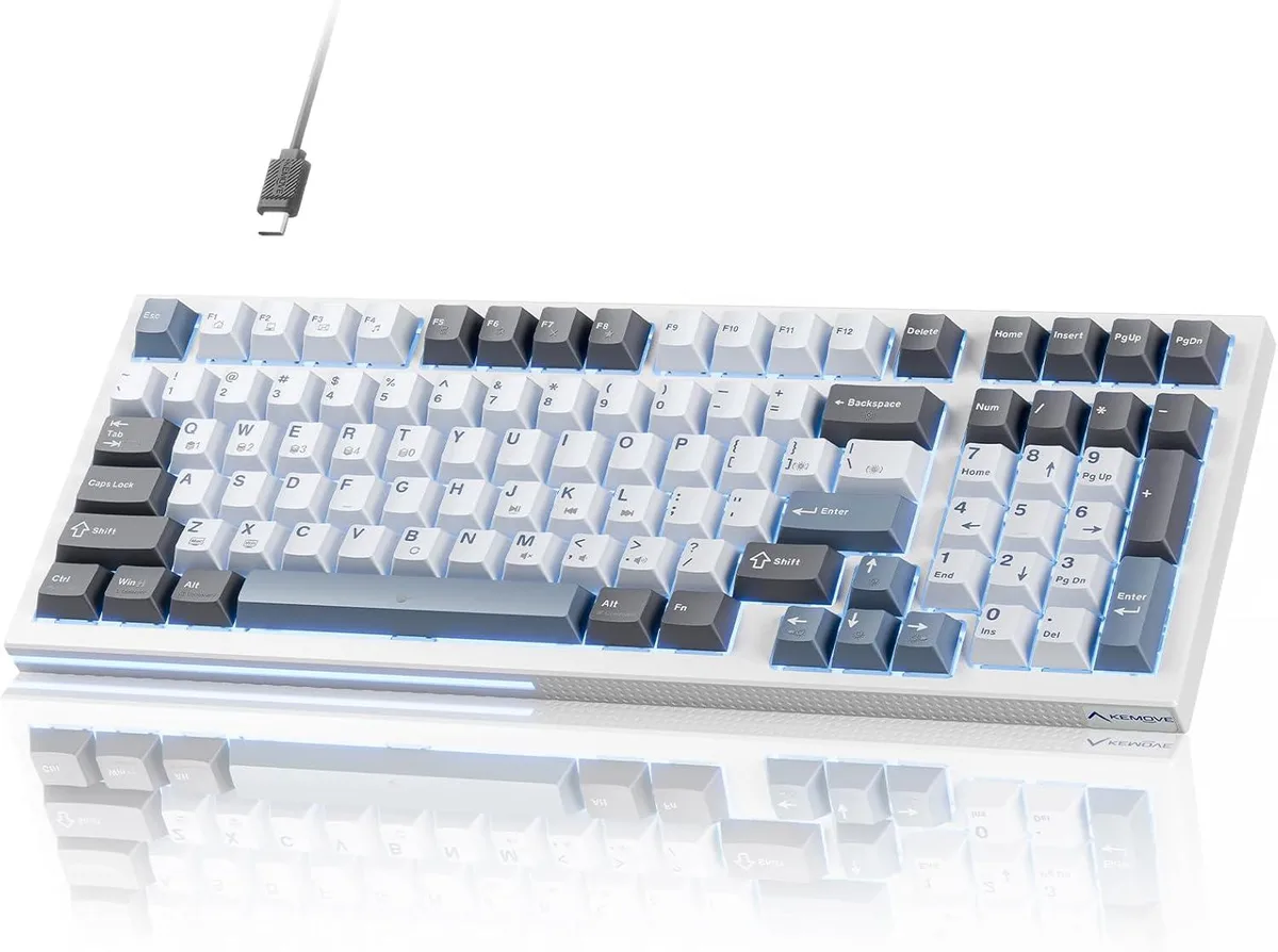 usbroway usbroway K98SE 96% 98-Key Mechanical Gaming Keyboard Blue Switch 15 Effects — product photo
