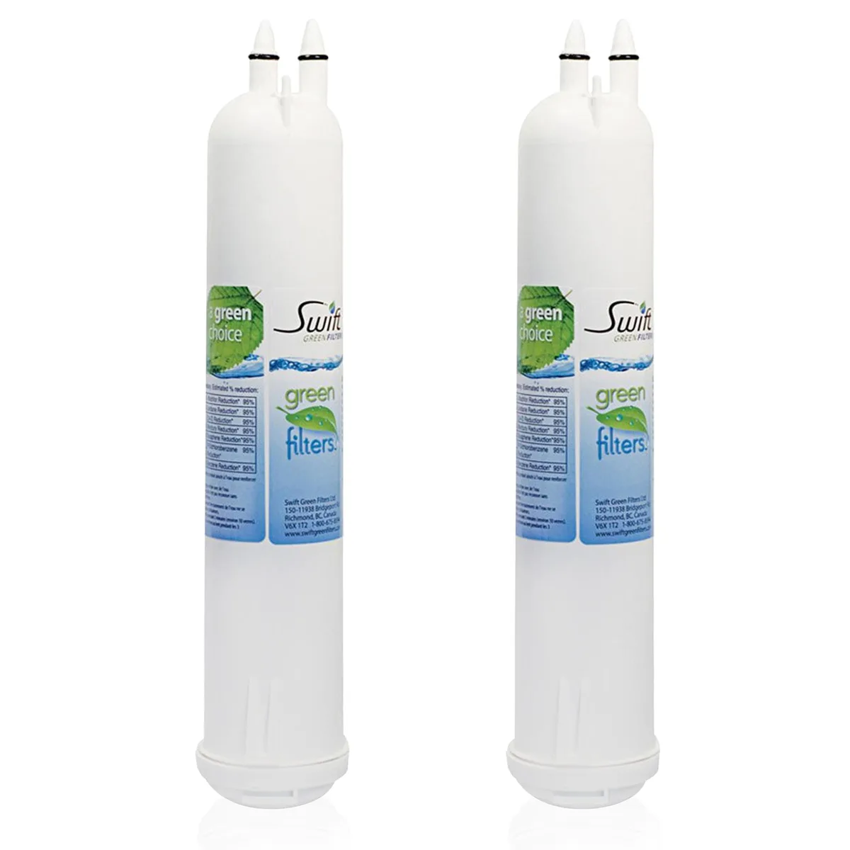 Swift Green Swift Green SGF-W84 Refrigerator Water Filter 2 Pack — product photo