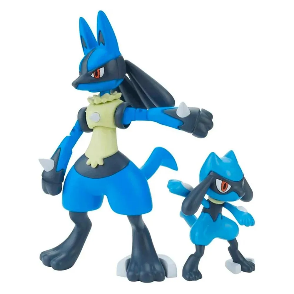 Bandai Bandai Pokemon Riolu &amp; Lucario Model Kit Set hobby collectible — product photo