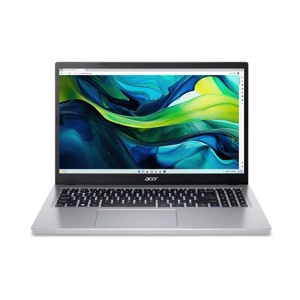 Acer America Acer Aspire Go 15 Slim AG15-31P-3947 laptop 15.6 1080p i3-N305 8GB LPDDR5 128GB — product photo