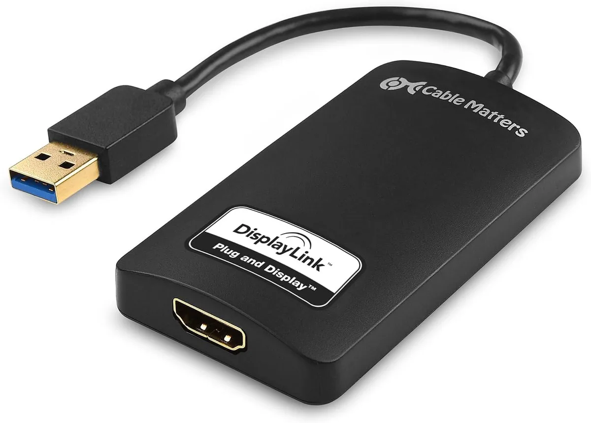 FLEANE FLEANE USB 3.0 to HDMI Adapter 2560 x 1440 Black — product photo
