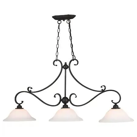 Vaxcel Vaxcel Monrovia 43.75-in Oil Rubbed Bronze 3-Light Linear Chandelier — product photo