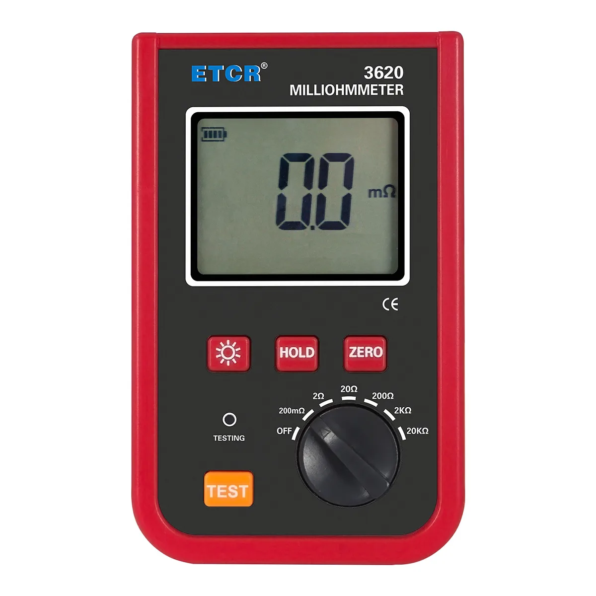 ETCR ETCR 3620 Portable Milliohmmeter DC Low Value Resistance Tester electrician tool — product photo