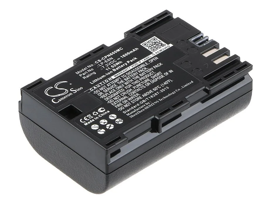 Cameron &amp; Co Cameron &amp; Co DS-CS-CPN600MC camera battery 1600mAh 7.2V — product photo