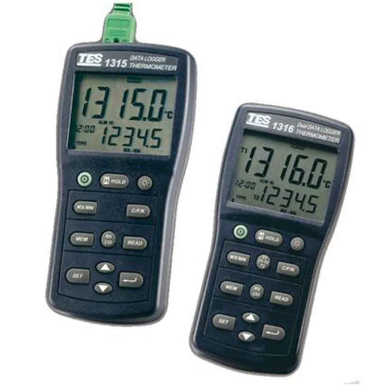 TES Electrical Electronic Corp. TES Electrical Electronic Corp. 1315 Data-Logger Thermometer 7500 Data Logging capacity electrician tool — product photo
