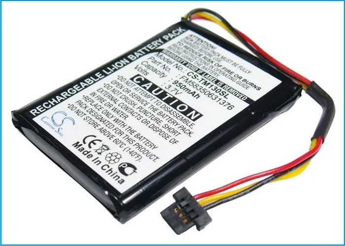 CameronSino CameronSino DS-CS-TM130SL 950mAh GPS battery for TomTom One 125 130 130S — product photo