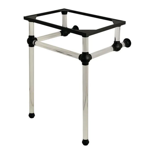 KINGSTON BRASS KINGSTON BRASS VAH282033MB Acrylic Wash Basin Pedestal Leg, Matte Black — product photo