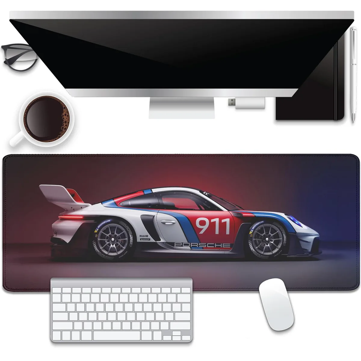  MZSVDVD Mouse Pad Car 31.5 x 11.8 in — product photo