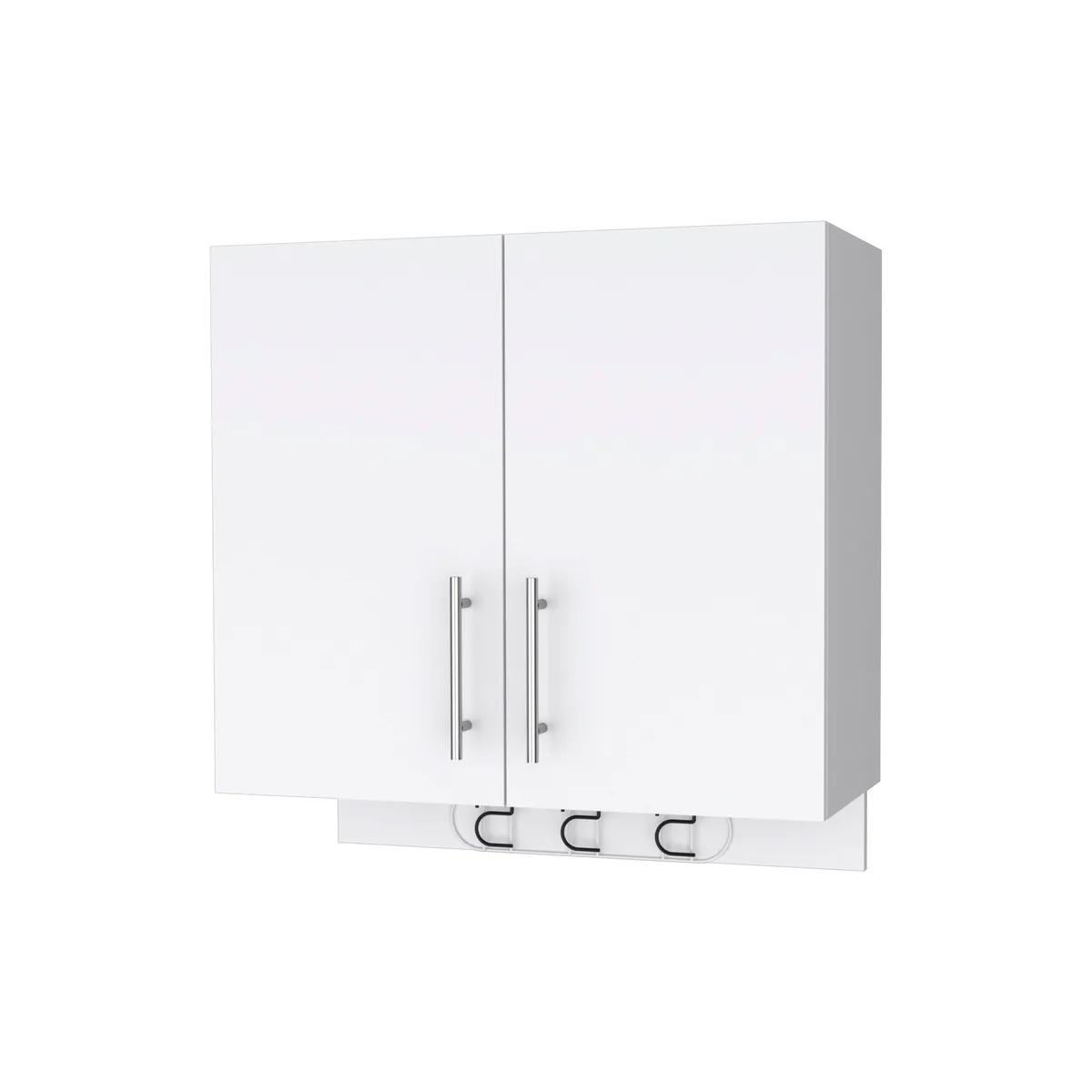 FM FURNITURE FM FURNITURE Wall Storage Cabinet White 26×12×27 in — product photo
