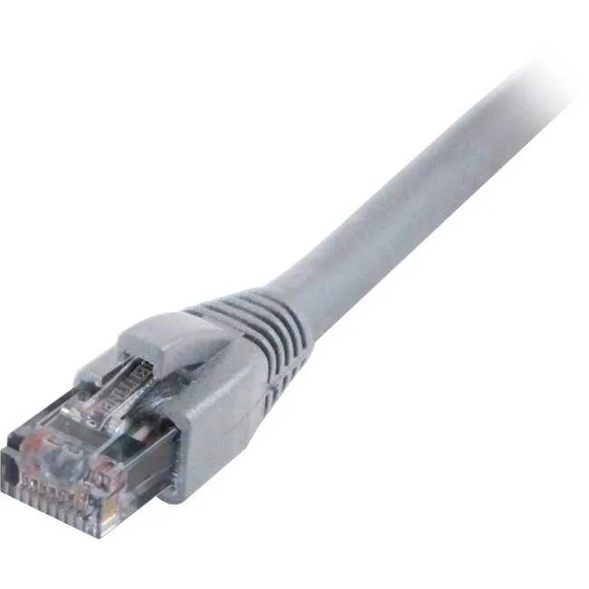 Gray shielded Cat5e ethernet cable 15 ft with RJ45 connectors