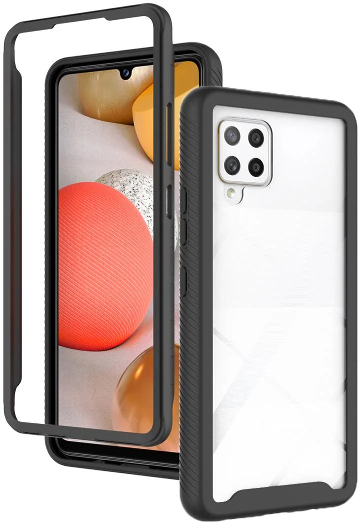Nakedcellphone Nakedcellphone Rugged Hybrid Case Black for Samsung Galaxy A42 5G — product photo