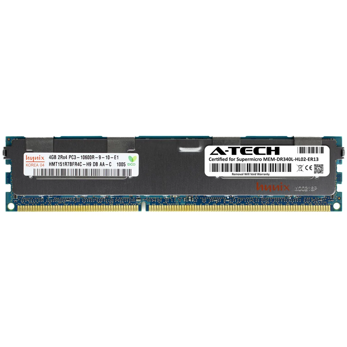 A-Tech A-Tech Supermicro Certified 4GB DDR3 1333MHz ECC Registered RDIMM 240-Pin — product photo
