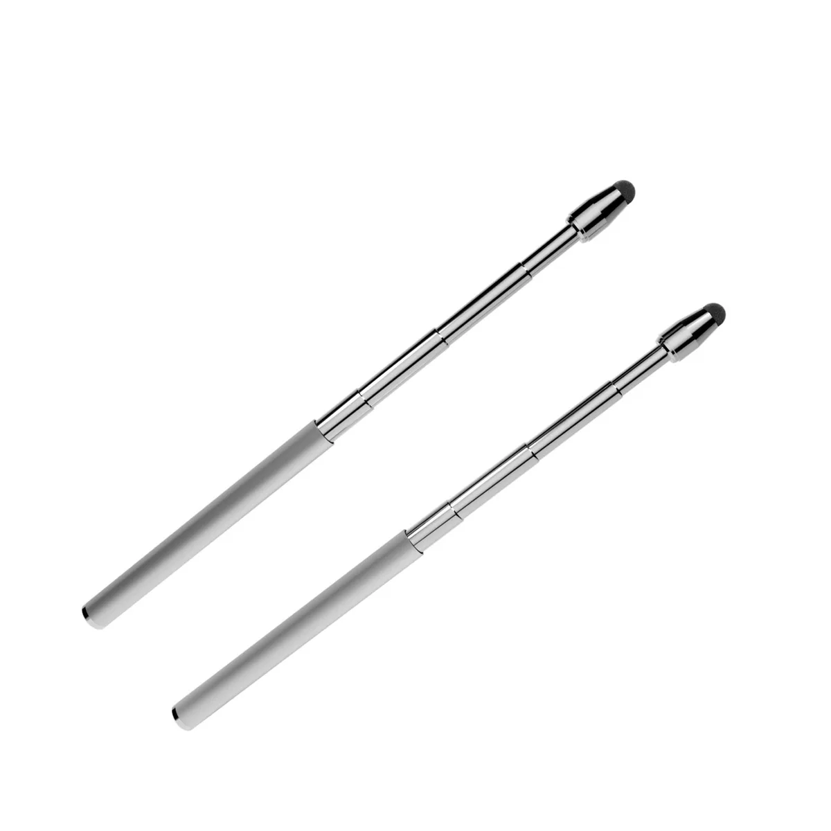 TIBURN TIBURN Silver Telescopic Presentation Pointer 2pcs 14-46.3cm — product photo