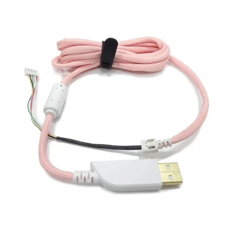 YINGHUA YINGHUA Umbrella Rope Mouse Cable for ZOWIE S1 S2 FK-B 210cm Pink — product photo
