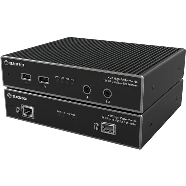 Black Box Corporation Black Box Corporation KVM Extender KVXHP-400 Quad-Head DisplayPort 1.2 1920x1200 60Hz — product photo