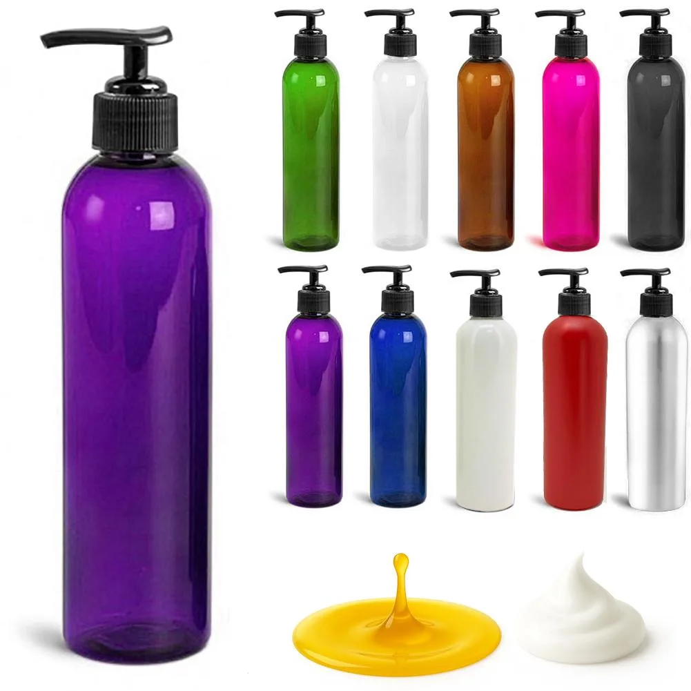 Vandue Corporation Vandue Corporation 8oz Bullet Round Bottle with Saddle Pump Purple 7.5 — product photo
