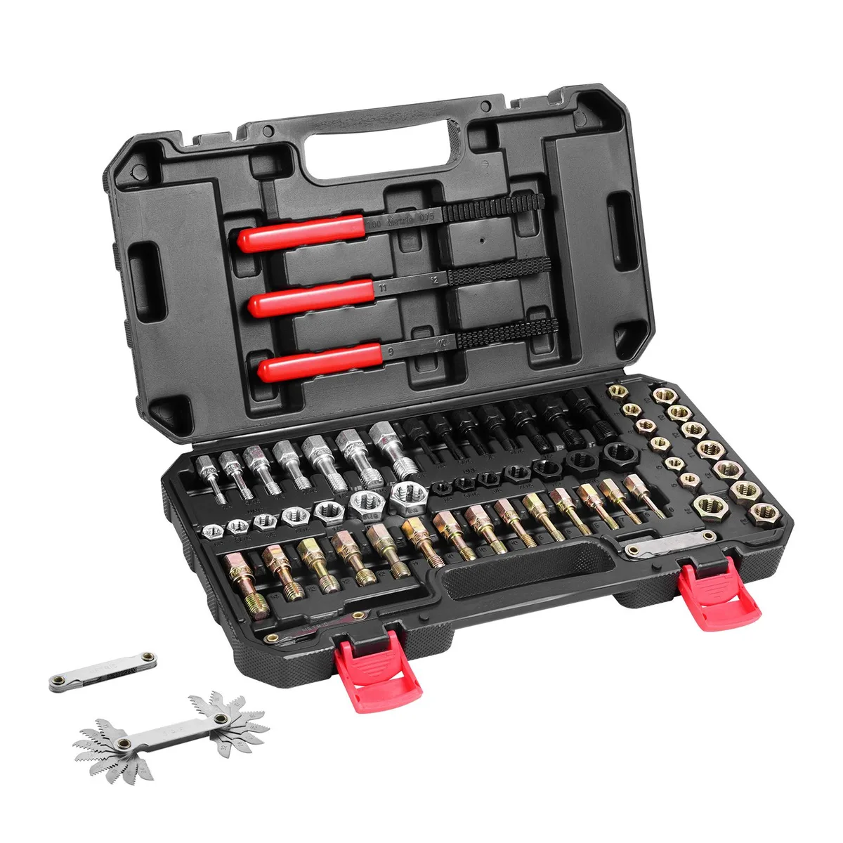 VEVOR VEVOR 61-Piece Thread Chaser Set UNC UNF Metric HSS 8.66in — product photo