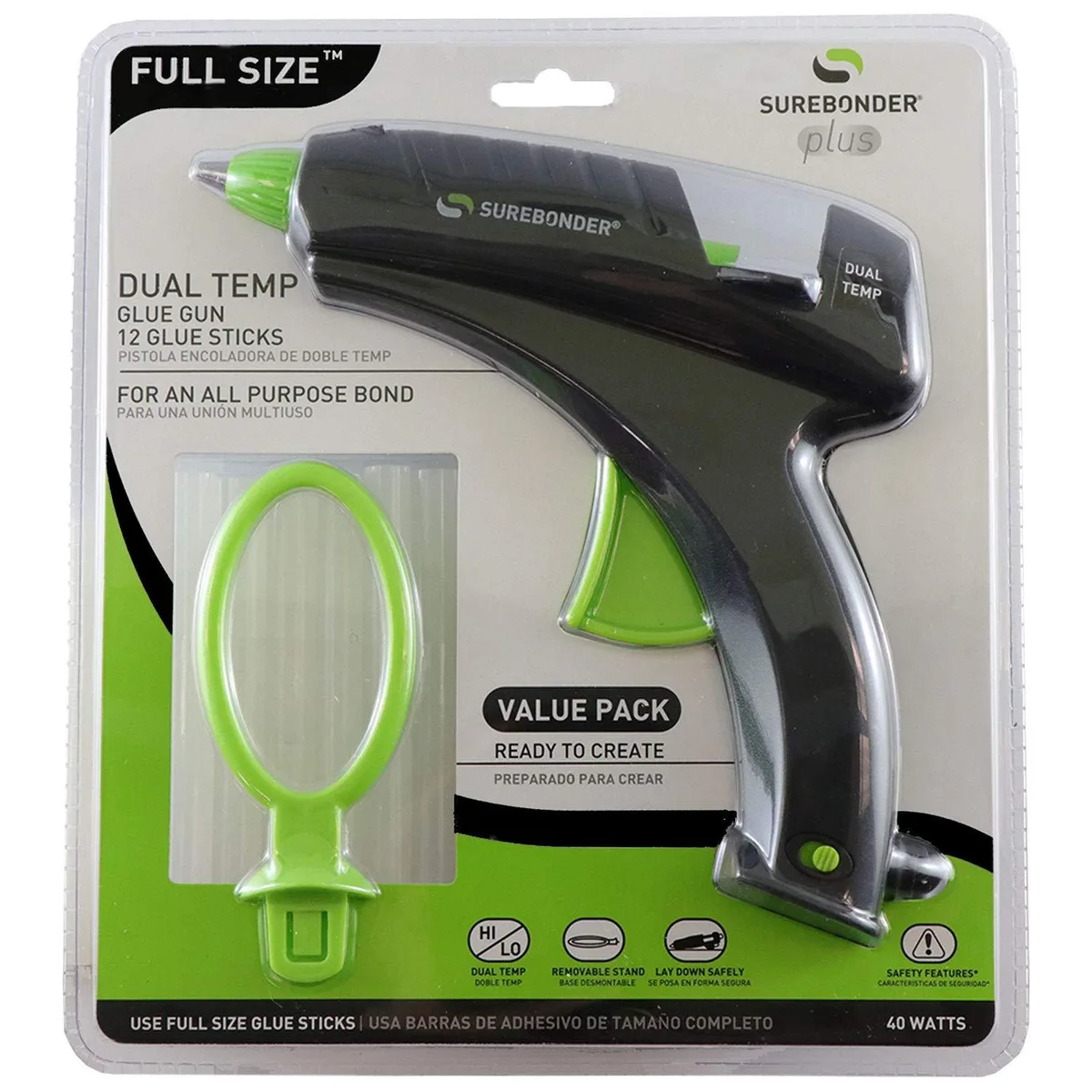  Advantus Surebonder DT-270FKIT Dual Temp Glue Gun 40W 120V — product photo