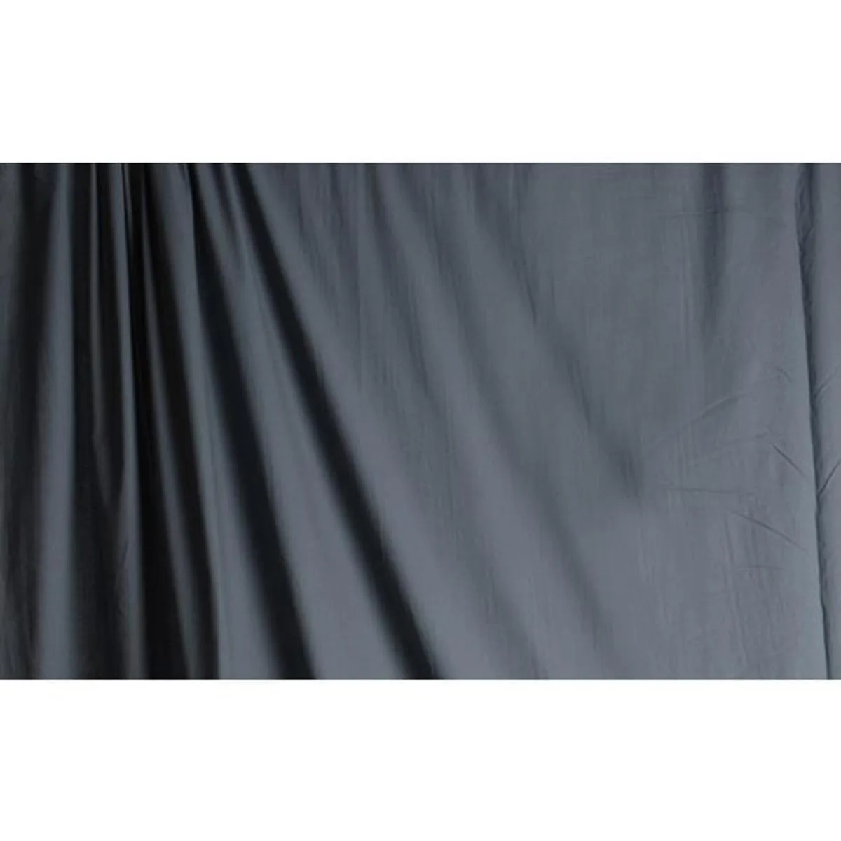 Square cotton backdrop in medium gray, 10 by 10 feet