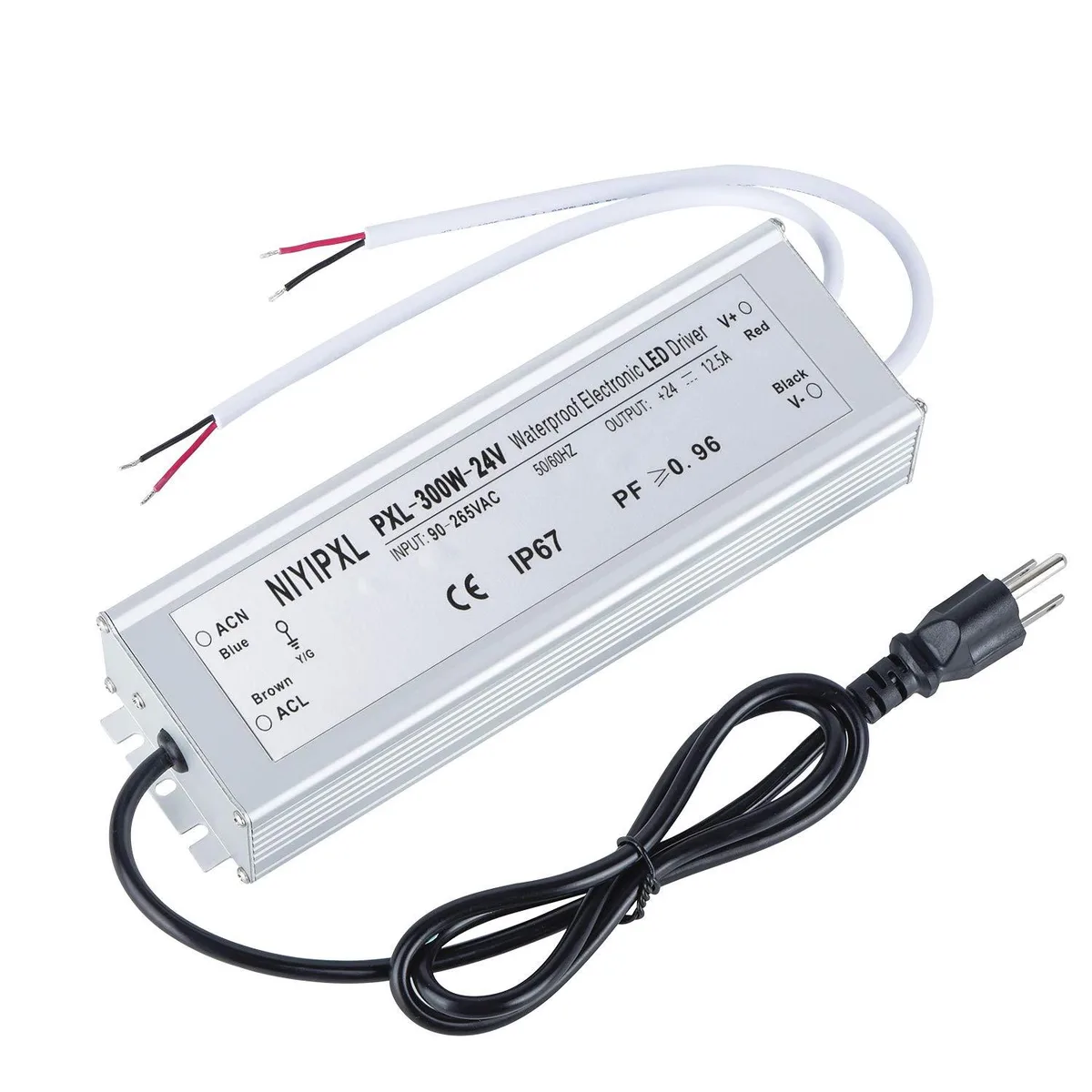 KEHIPI KEHIPI 300W 24V DC IP67 LED Driver Power Adapter — product photo