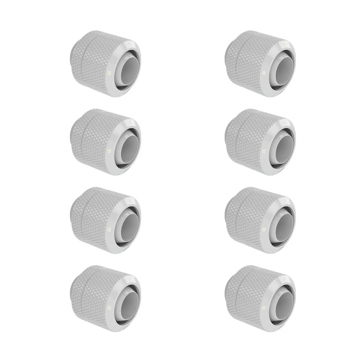 FormulaMod FormulaMod G1/4" Compression Fitting 10x13mm White 8 Pack — product photo