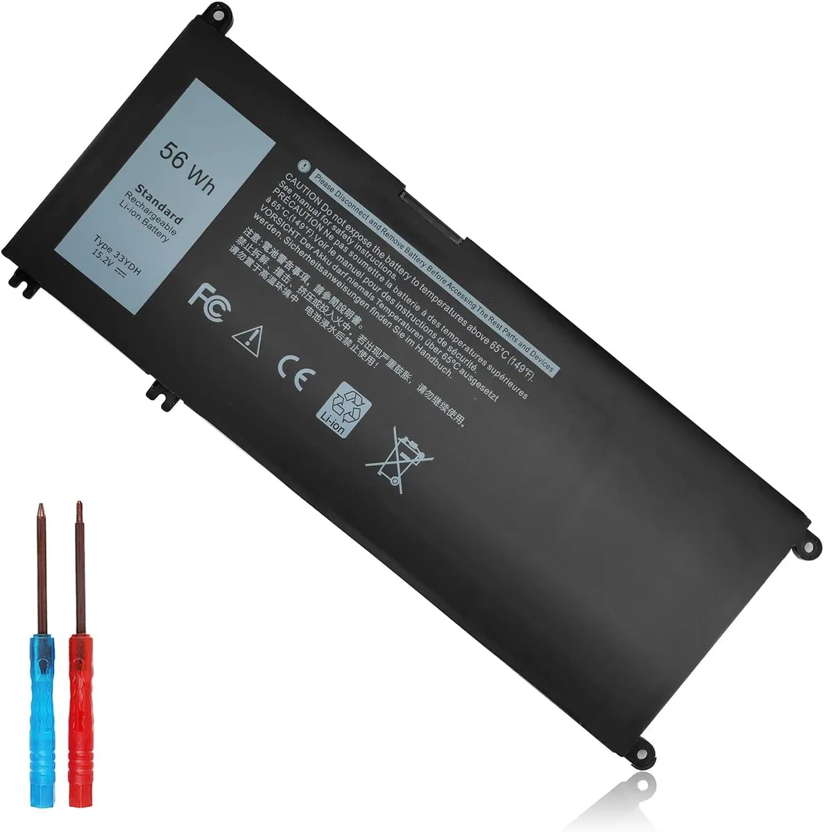 FOCUSTEC FOCUSTEC P30E 56Wh 15.2V 4-cell laptop battery — product photo