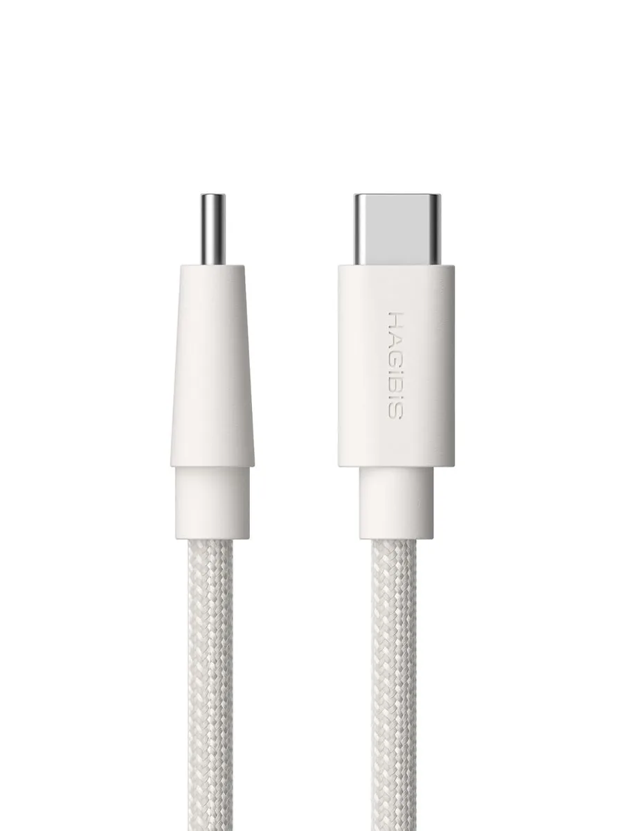 Fervit Fervit Wedge Joint USB-C Cable 240W 480Mbps White 3.3FT — product photo