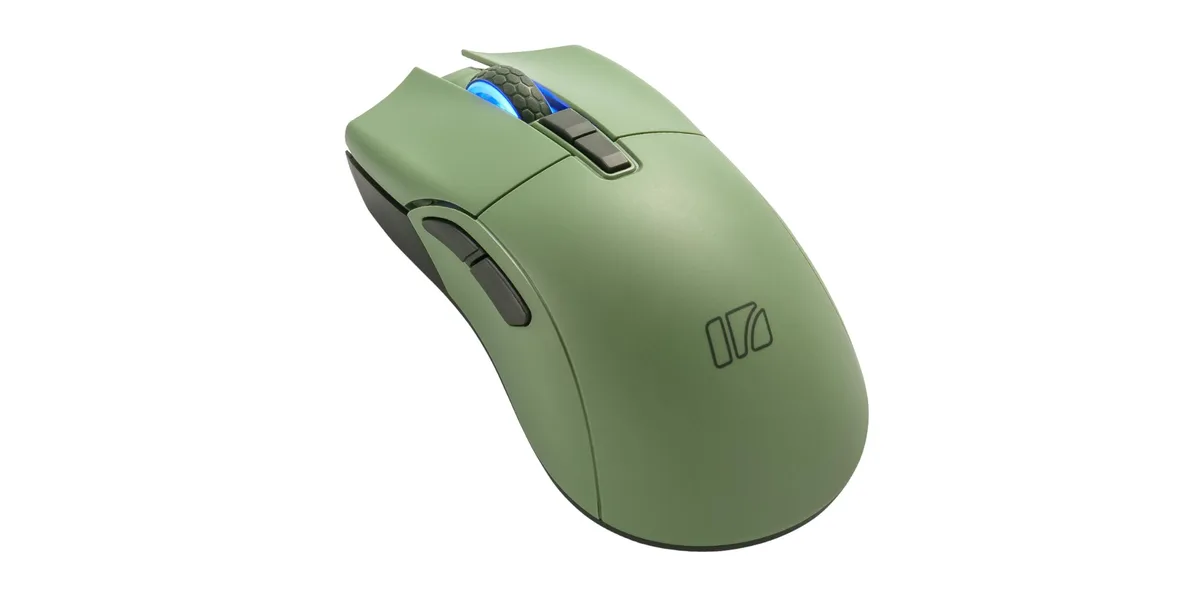  ASUS i-rocks Gaming Mouse Olive Green 26000 DPI 66 g 16 Buttons — product photo