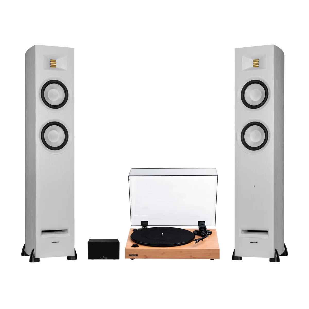 Fluance Fluance RT82 Turntable, Ortofon OM 10, Ri91 Speakers, PA10 Preamp — product photo