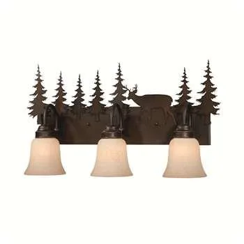 Vaxcel Vaxcel Bryce 3-Light Vanity Burnished Bronze VL55403BBZ — product photo