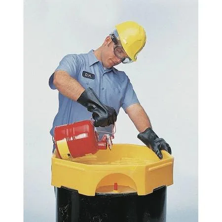 Ultratech, Inc. Ultratech, Inc. 482 Lockable Drum Funnel Yellow 23 5/8 in — product photo