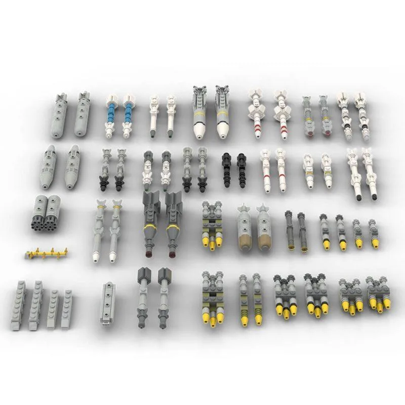 ZITIANYOUBUILD ZITIANYOUBUILD MOC-67479 Aircraft Weapon Pack 1386PCS 1/35 Scale — product photo