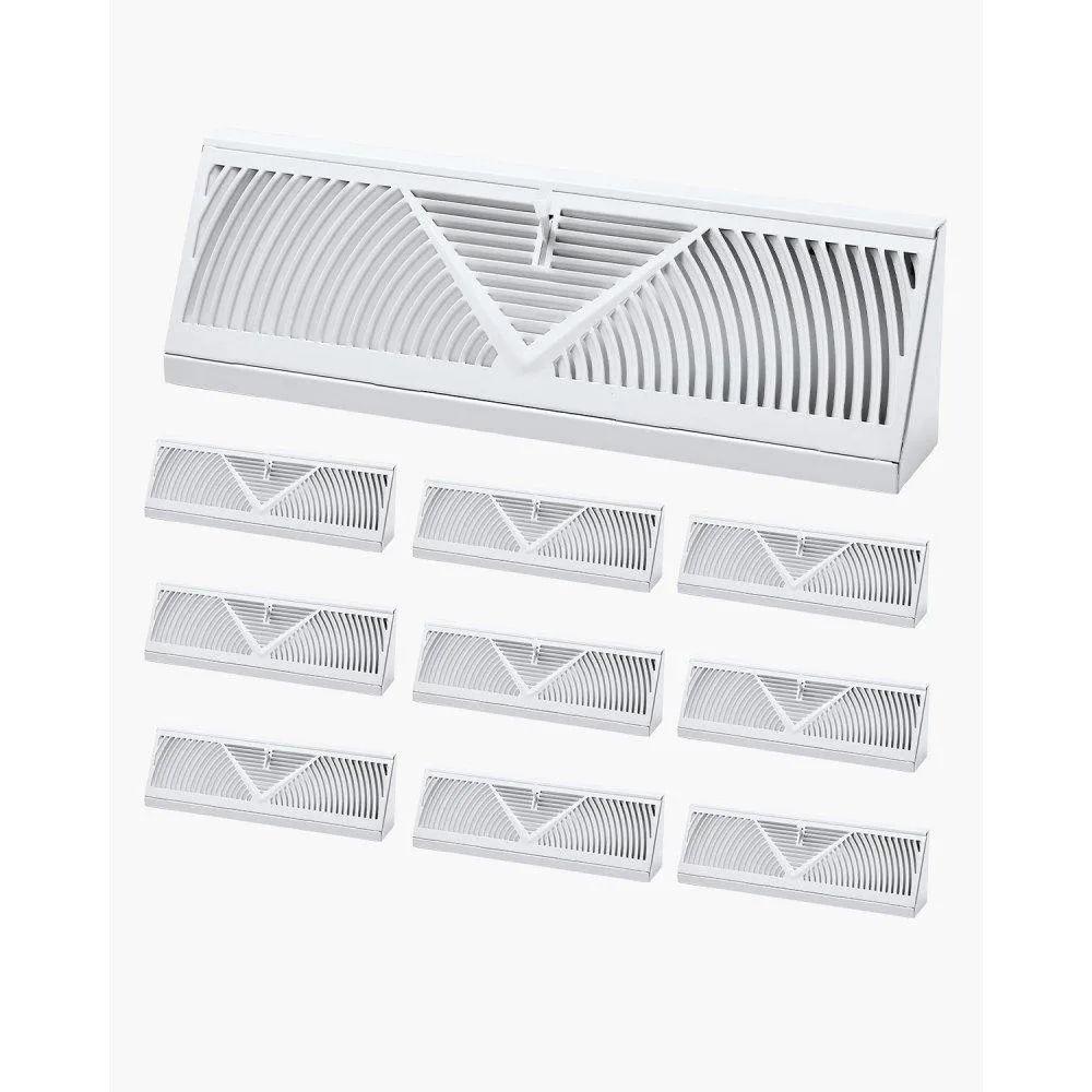 VEVOR VEVOR BB15-10PK 15-Inch Floor Registers 10-Pack White — product photo