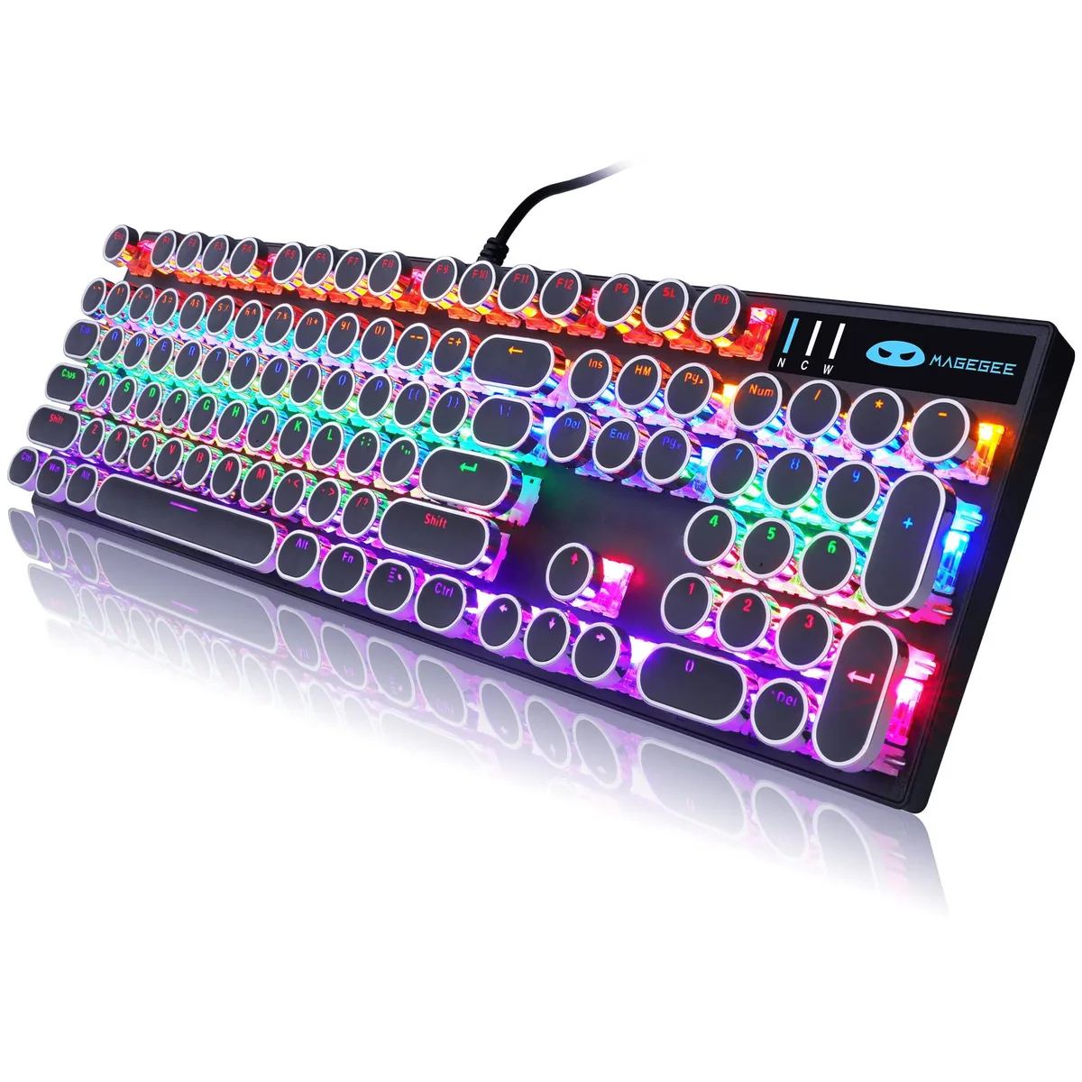  Camiysn CPK-black 104-key Blue Switch Typewriter Gaming Keyboard — product photo