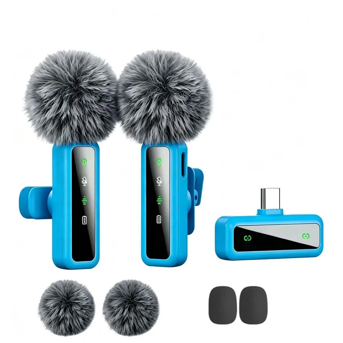  ordele H63 Wireless Lavalier Microphone Blue USB-C 2.4GHz 6h 20m — product photo