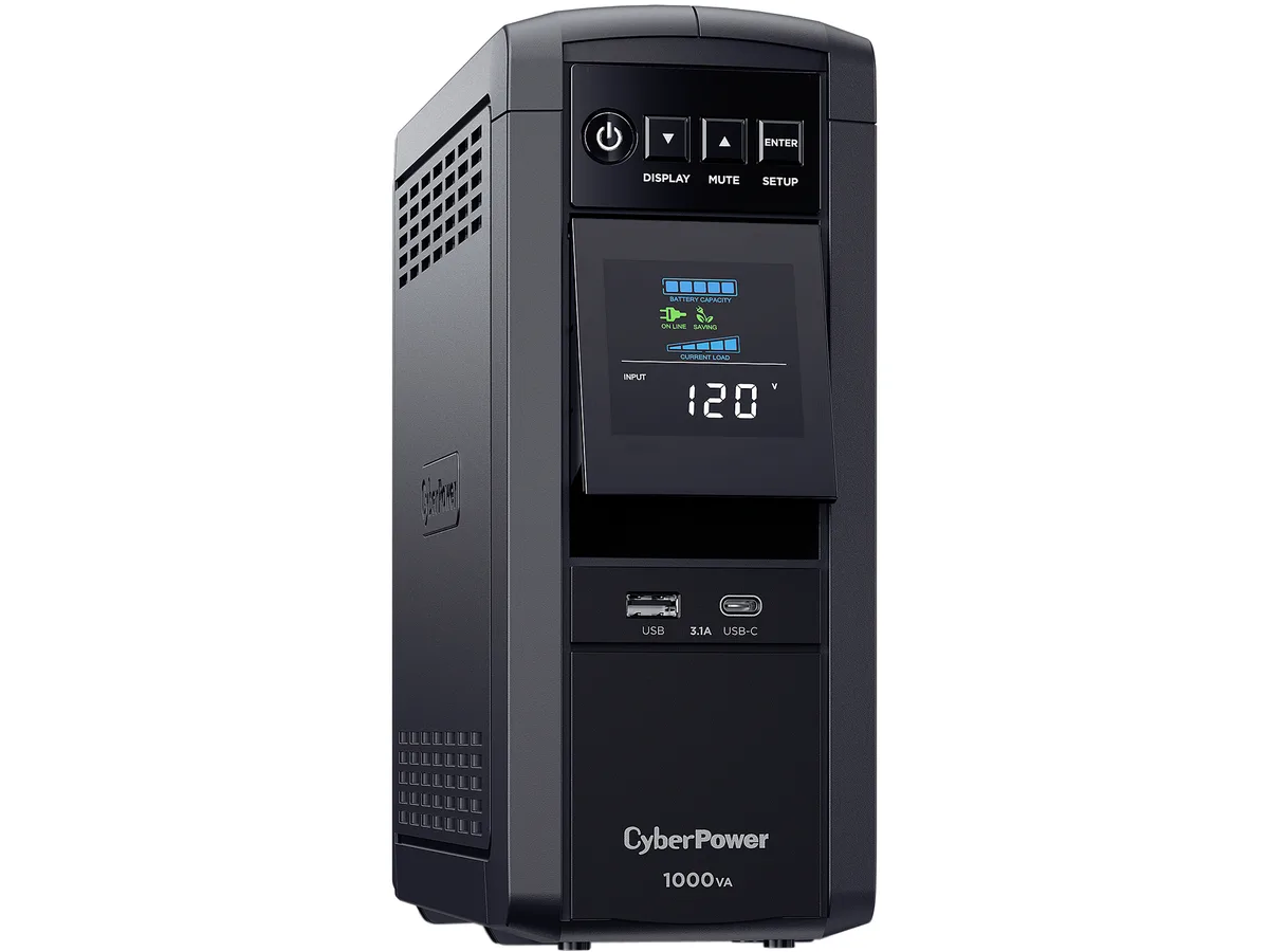CyberPower CyberPower CP1000PFCLCD UPS 1000VA 600W 120V 10 Outlets Sine Wave — product photo