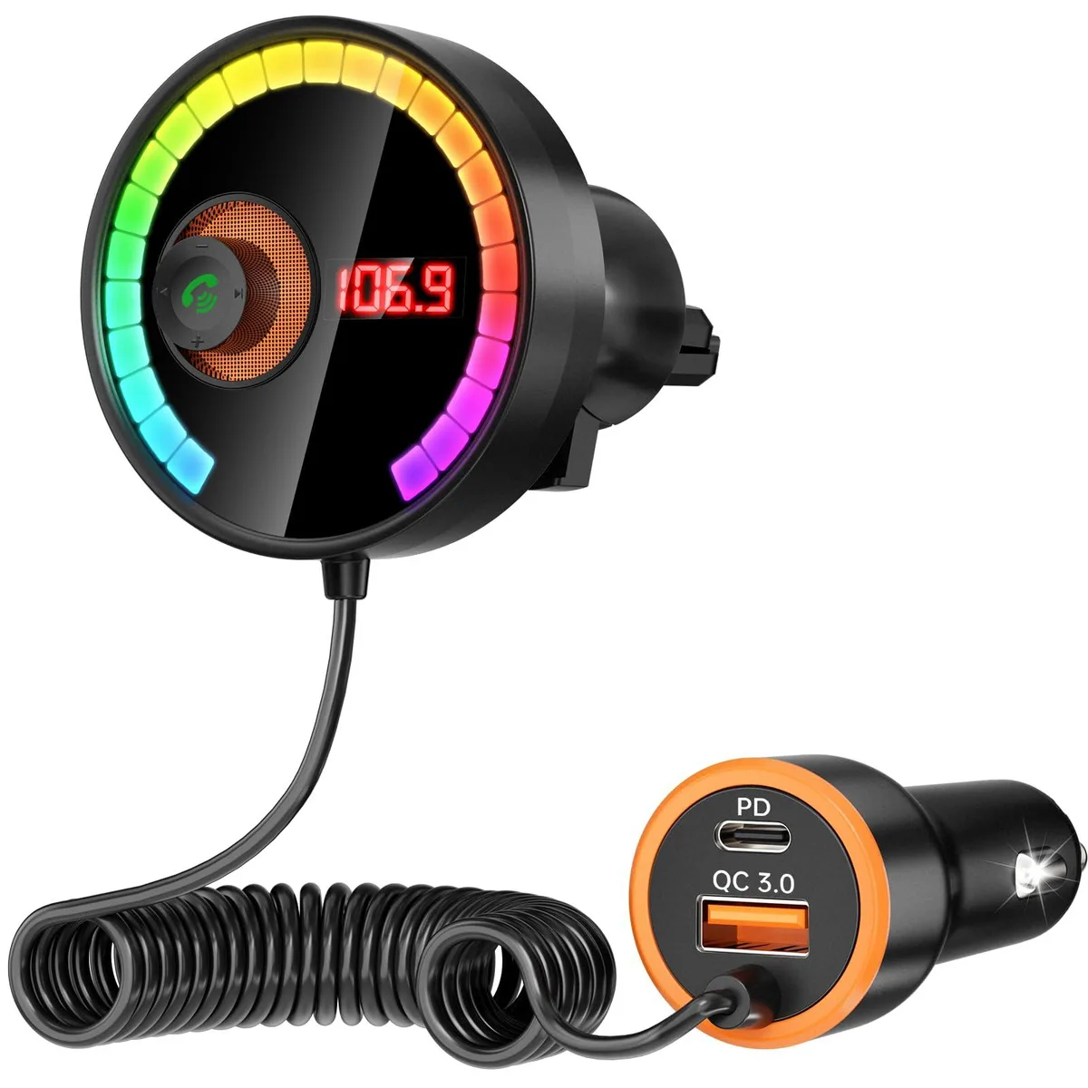 Auto Ventshade A12 Bluetooth 5.4 FM Transmitter Car Electronics Accessory — product photo