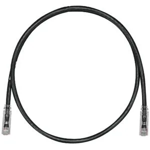 Black Cat 6 ethernet cable 10 ft with RJ45 connectors