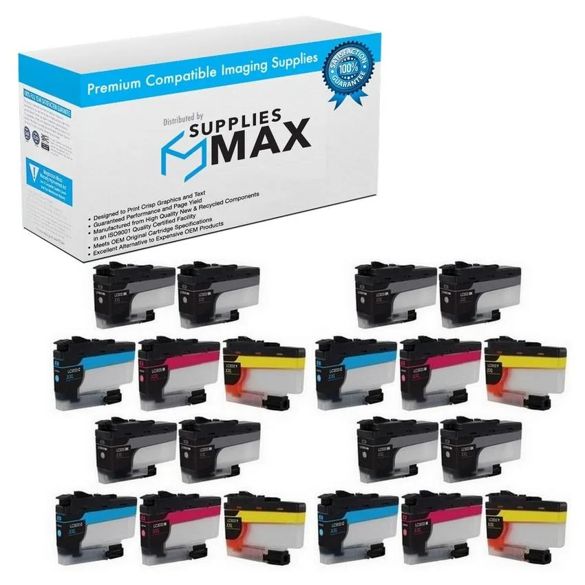 SuppliesMax SuppliesMax LC-3033-8BK4CMY Super High Yield Inkjet Combo Pack (8 BK / 4 C/M/Y) 3000 pages — product photo