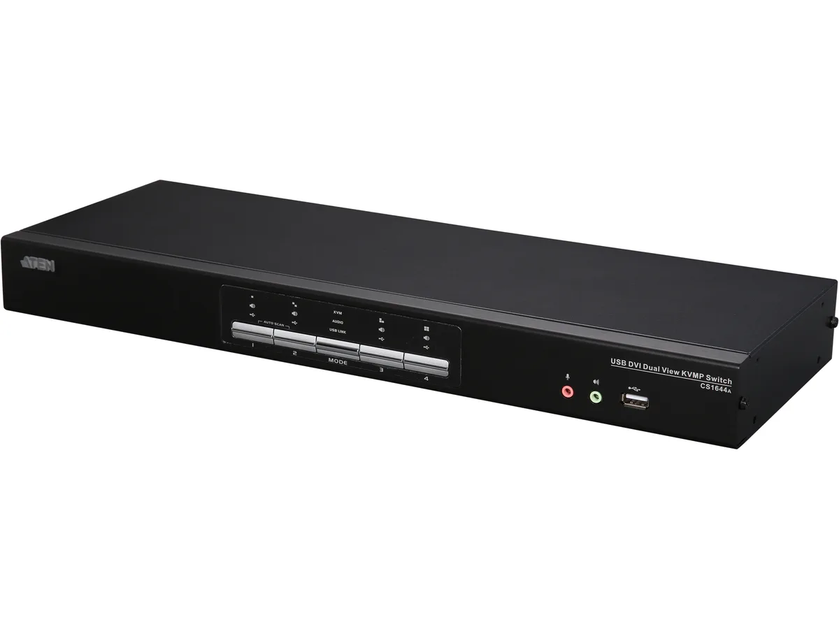 ATEN ATEN CS1644A 4-port Dual Video Dual Link DVI KVM Switch — product photo