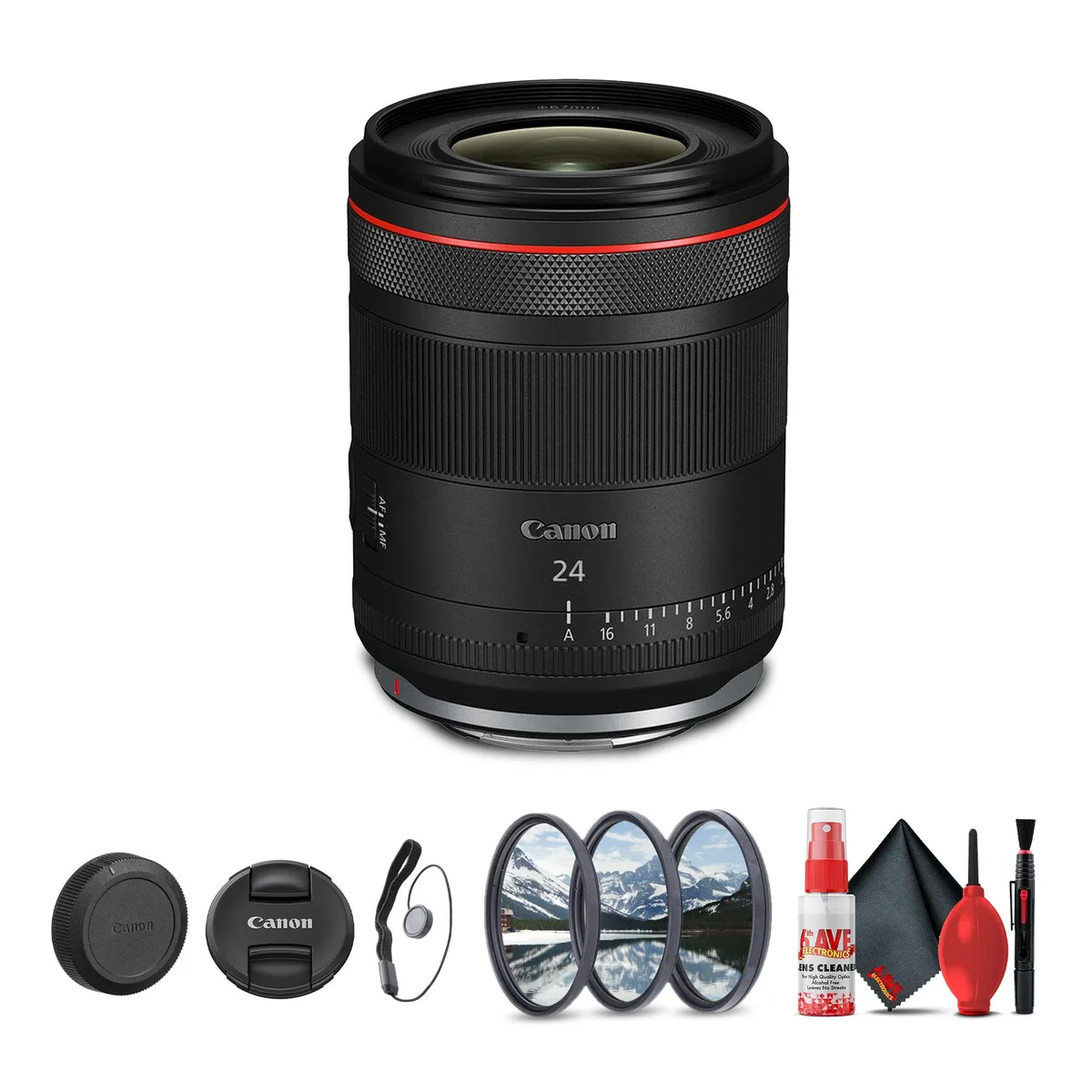 Canon Canon RF 24mm f/1.4 L VCM Lens + 67mm Filter Kit — product photo