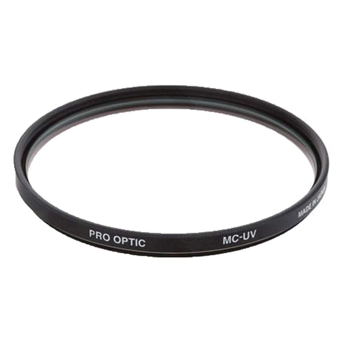 ProOPTIC 46mm multi-coated UV filter, black metal ring, clear glass