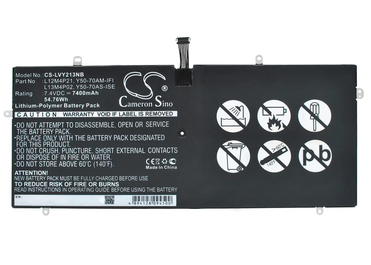 Cameron &amp; Co Cameron &amp; Co DS-CS-LVY213NB laptop battery 7.4V 7400mAh 54.76Wh Li-Polymer black — product photo
