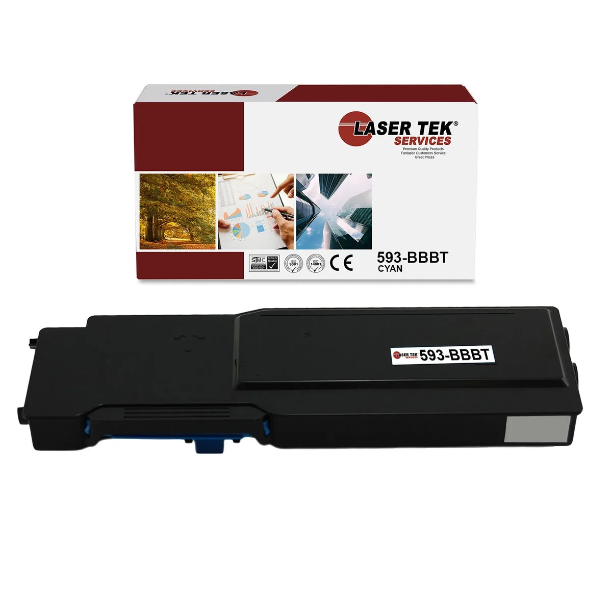 Laser Tek Services Laser Tek Services 593-BBBT Cyan Toner Cartridge — product photo