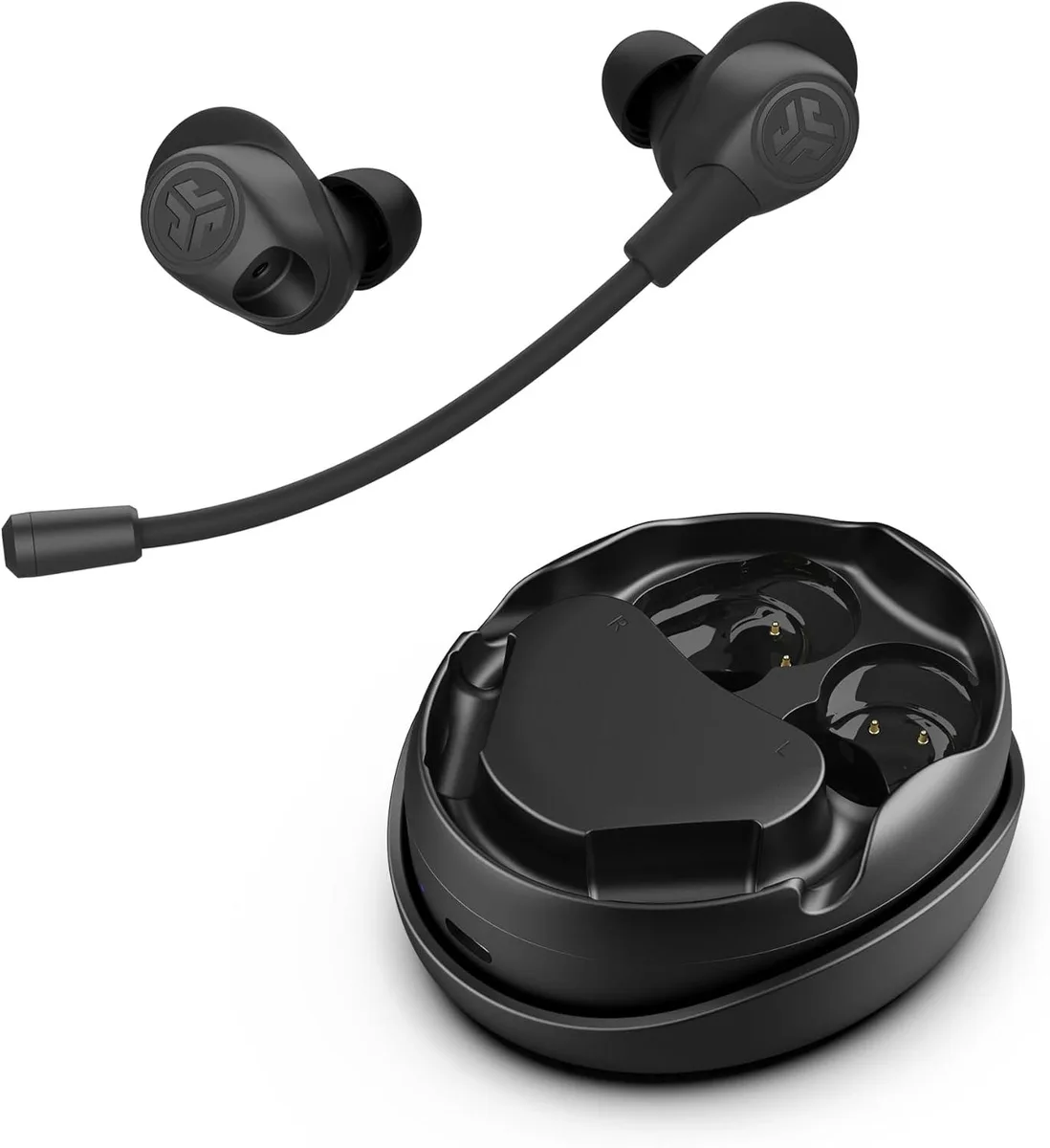 YINGHUA YINGHUA Work Buds True Wireless Headset with Detachable Boom Mic Black 55+ Hours — product photo