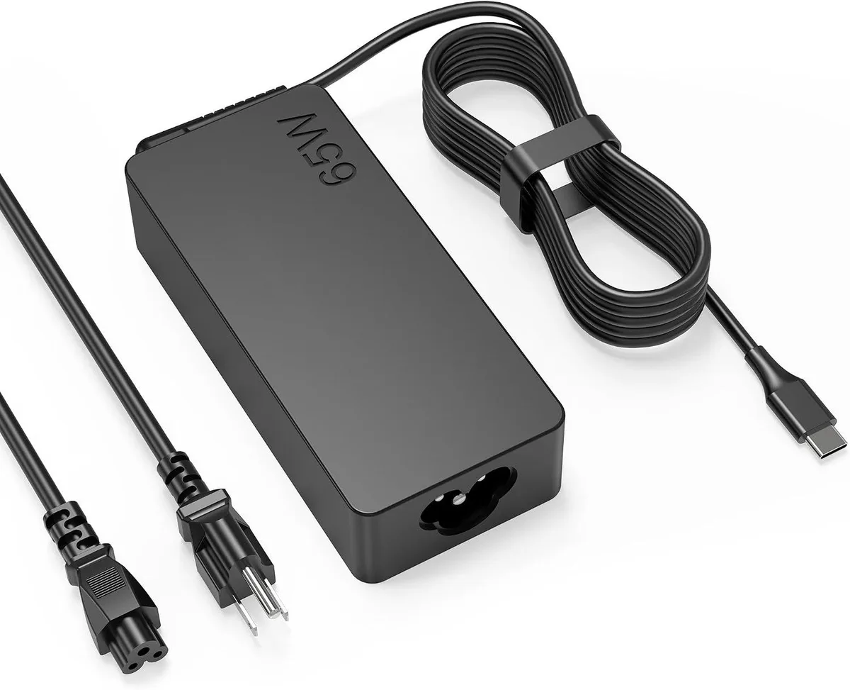 FLEANE FLEANE 65W USB-C Laptop Charger ThinkPad T14 T15 T16 E14 E15 T480S T580S E480 E580 — product photo