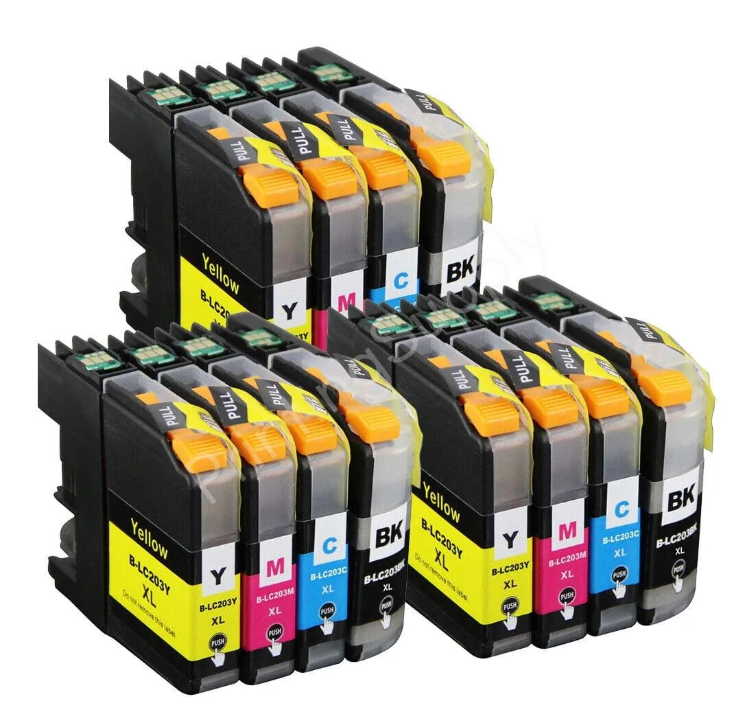 Ninestar Technology Ninestar Technology LC203XL 12-pack high-yield ink cartridge (BK/C/M/Y x3) — product photo