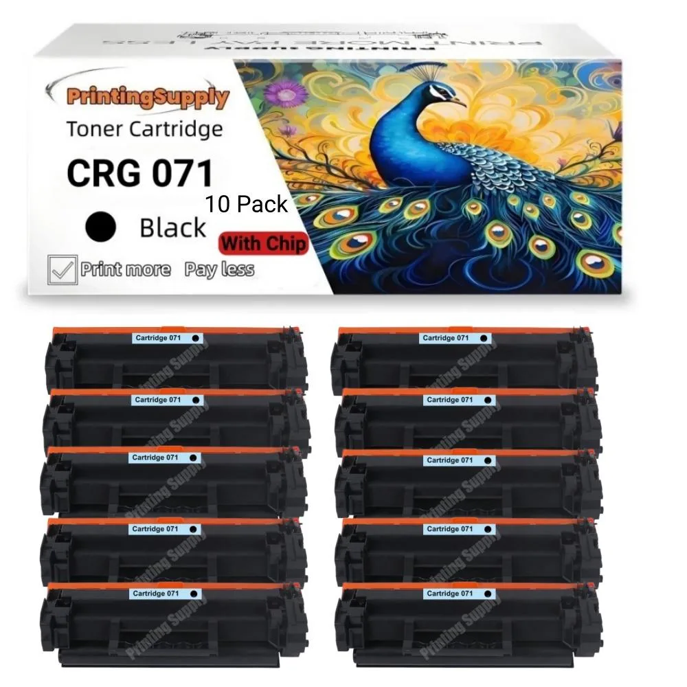 Aster Graphics Inc Aster Graphics Inc 071 Black Toner Cartridge 10 Pack — product photo