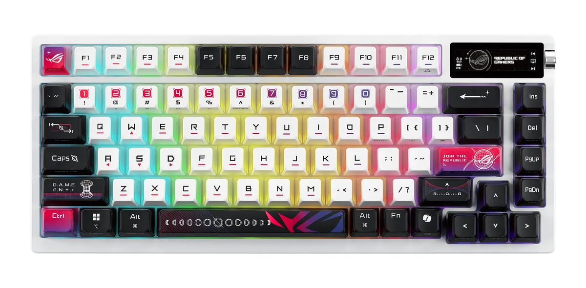 ASUS ASUS 90MP044F-BKAA30 ROG Azoth X 75% gaming keyboard — product photo